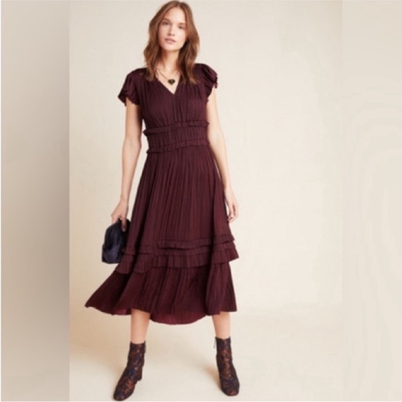 BLACK Anthropologie Current Air dress XS - Picture 1 of 6